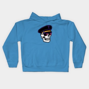 Cool Pilot Skull Kids Hoodie